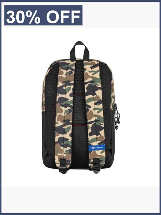 Champion Manuscript Backpack with Laptop Sleeve, Water Bottle Pocket, Polyester